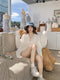 Summer Casual Shirt with Lacey Camisole  Sets